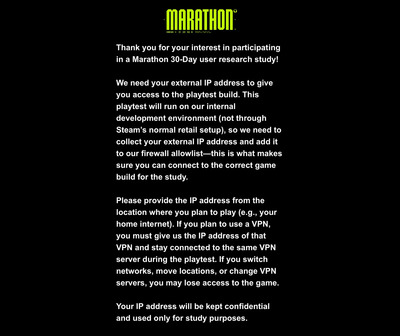 Bungie готова платить по 500 долларов тестерам за 30-дневный марафон в Marathon