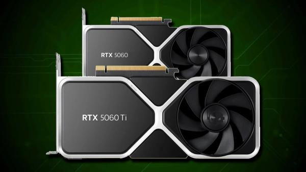Nvidia сокращает производство видеокарт RTX 5060 и RTX 5060 Ti