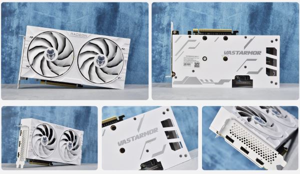 Vastarmor показала Radeon RX 9060 XT с синим логотипом AMD вместо красного