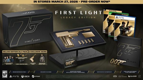 007 First Light дата выхода трейлер геймплей предзаказ